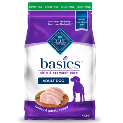 Product Blue Buffalo® Basics™ Skin & Stomach Care Adult Dog Dry Food - Grain Free, Turkey & Potato