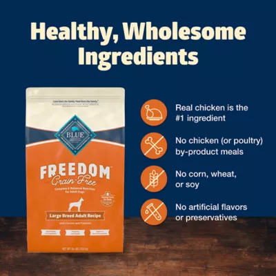 Product Blue Buffalo® Freedom™ Large Breed Adult Dry Dog Food - Grain Free, Chicken & Potatoes
