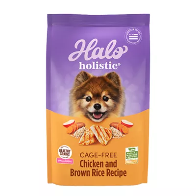 Product Halo Holistic Healthy Grains, Small Breed Adult Dry Dog Food - Chicken & Brown Rice Recipe