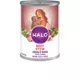 Product Halo Healthy Grains Adult Wet Dog Food - Beef Recipe in Broth, 13.2 oz