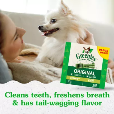 Product Greenies™ Adult Teenie Dog Dental Treats - Natural, Oral Health, Original