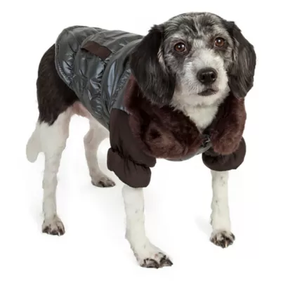 Product Pet Life Ultra-Fur Collared Dog Coat