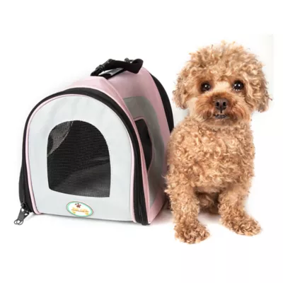 Product Pet Life Airline Approved Folding Sporty Mesh Pet Carrier