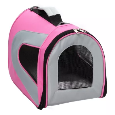Product Pet Life Airline Approved Folding Sporty Mesh Pet Carrier