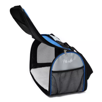 Product Pet Life Airline Approved Folding Sporty Mesh Pet Carrier