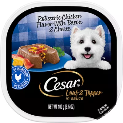 Product Cesar® Classics Adult Wet Dog Food - Loaf & Topper, 3.5 Oz.