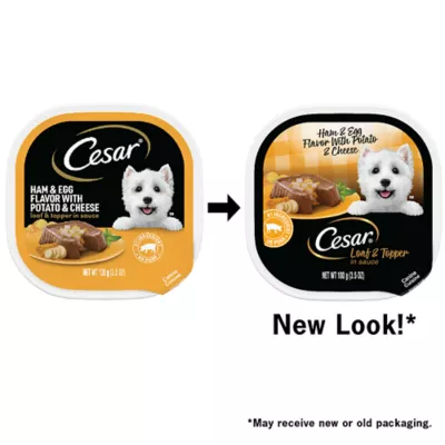 Product Cesar® Classics Adult Wet Dog Food - Loaf & Topper, 3.5 Oz.