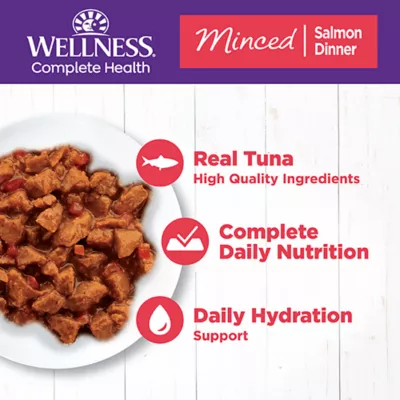 Product Wellness® Complete Health Adult Cat Wet Food - Natural, Grain Free, Minced, 3 Oz