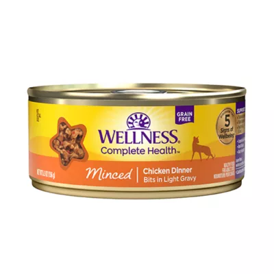 Product Wellness® Complete Health Adult Cat Wet Food - Natural, Grain Free, Minced, 5.5 Oz