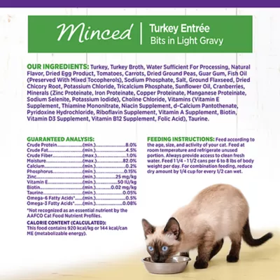 Product Wellness® Complete Health Adult Cat Wet Food - Natural, Grain Free, Minced, 5.5 Oz