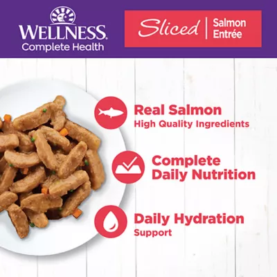 Product Wellness® Complete Health Adult Cat Wet Food - Natural, Grain Free, Sliced, 5.5 Oz
