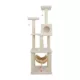 Product Armarkat 73-in Classic Faux Fleece Real Wood Cat Tree, Ivory