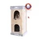 Product Armarkat 32-in Premium Double-Condo Real Wood Cat Tree, Beige