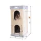 Product Armarkat 32-in Premium Double-Condo Real Wood Cat Tree, Beige