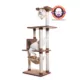 Product Armarkat 70-in Hammock, Rope Swing & Tunnel Real Wood Cat Tree, Tan