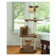 Product Armarkat 70-in Hammock, Rope Swing & Tunnel Real Wood Cat Tree, Tan