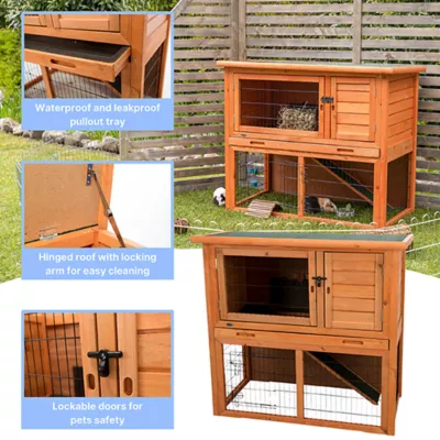 Product TRIXIE Sloped Roof Rabbit Hutch