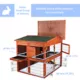 Product TRIXIE 2-Story Attic Rabbit Hutch