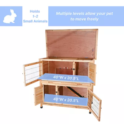 Product TRIXIE 2-Story Rabbit Hutch