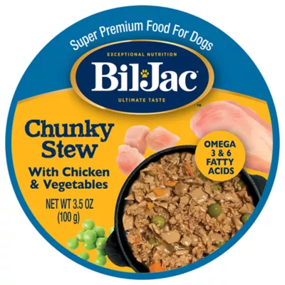 Product Bil-Jac® Chunky Stew Adult Wet Dog Food - Chicken & Vegetables, 3.5 oz