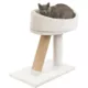 Product TRIXIE 19-in Cabra Sky Cat Bed with Scratching Post, Light Gray
