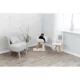Product TRIXIE 19-in Cabra Sky Cat Bed with Scratching Post, Light Gray