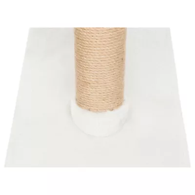Product TRIXIE 19-in Cabra Sky Cat Bed with Scratching Post, Light Gray