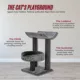 Product  TRIXIE 24-in Isaba Cat Tree, Black & Gray