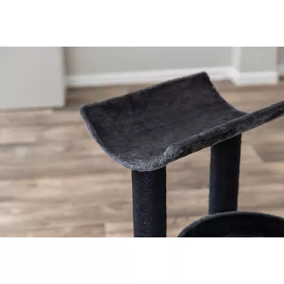 Product  TRIXIE 24-in Isaba Cat Tree, Black & Gray