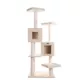Product Armarkat 67-in Faux Fur Real Wood Cat Tower Perch Spacious Cat Cave House, Beige