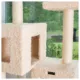 Product Armarkat 67-in Faux Fur Real Wood Cat Tower Perch Spacious Cat Cave House, Beige