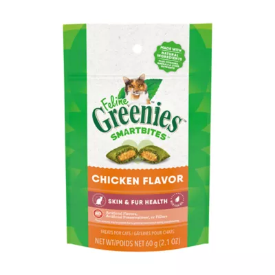 Product Greenies™ Feline Greenies SmartBites Skin and Fur Health Adult Cat Treats - Chicken