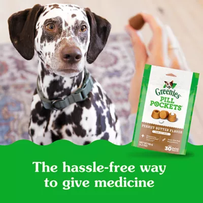 Product Greenies Pill Pockets Capsule Sized Peanut Butter Flavored Dog Treats - Pill Adminstration Assistant