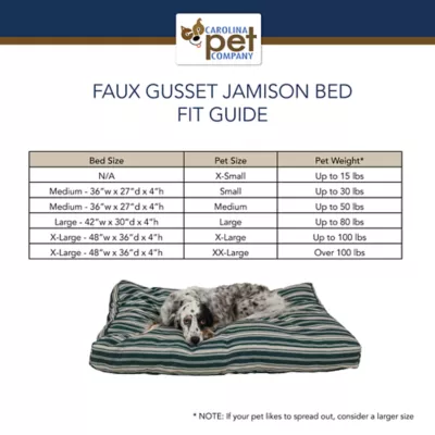 Product Carolina Pet Indoor/Outdoor Striped Dog Bed