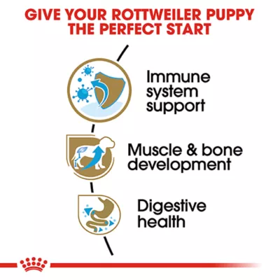 Product Royal Canin® Breed Health Nutrition® Rottweiler Breed Specific Puppy Dog Dry Food - 30 lb