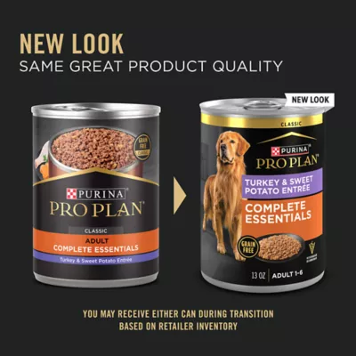 Product Purina® Pro Plan Complete Essentials Adult Wet Dog Food - Grain Free, Turkey & Sweet Potato, 13 oz