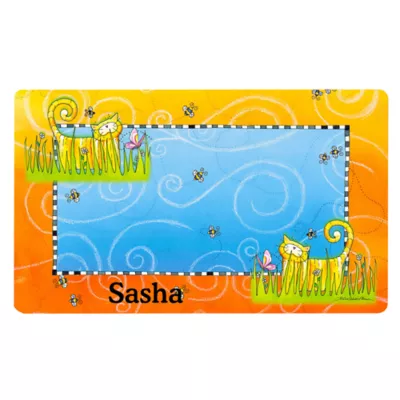 Product Drymate® Kitty & Bees Waterproof Personalized Cat Mat