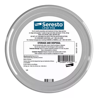 Product Seresto® Flea & Tick Dog Collar - Large
