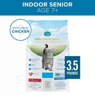 Product Purina ONE® +Plus Vibrant Maturity Senior Cat Dry Food - Chicken, Natural