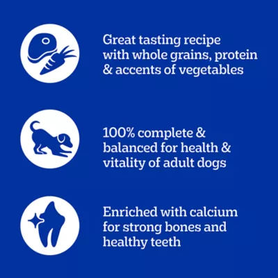 Product Pedigree Vitality+ Dry Food For Adult Dogs - Hearty Beef & Vegetable Flavour With Calcium