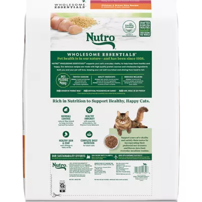 Product Nutro Wholesome Essentials™ Hairball Control Adult Dry Cat Food - NonGMO, Chicken & Brown Rice
