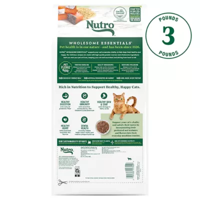 Product Nutro Wholesome Essentials ™ Adult Dry Cat Food - Non-GMO, Natural, Salmon & Brown Rice