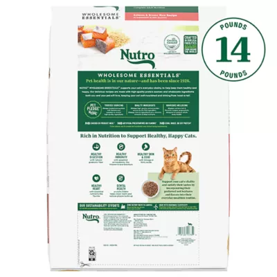 Product Nutro Wholesome Essentials ™ Adult Dry Cat Food - Non-GMO, Natural, Salmon & Brown Rice