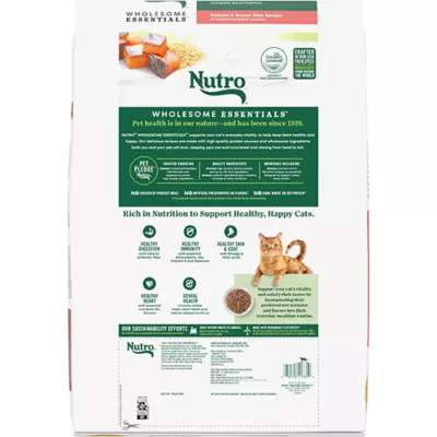 Product Nutro Wholesome Essentials ™ Adult Dry Cat Food - Non-GMO, Natural, Salmon & Brown Rice