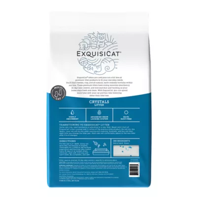 Product ExquisiCat Litter Crystals Multi-Cat Silica Cat Litter - Unscented, Low Dust