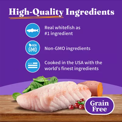Product Halo Grain Free Pate, Adult Cat Wet Food - Whitefish Recipe, 5.5 oz