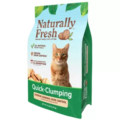 Product Naturally Fresh Clumping Walnut Cat Litter - Low Tracking, Natural