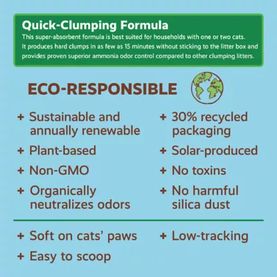 Product Naturally Fresh Clumping Walnut Cat Litter - Low Tracking, Natural