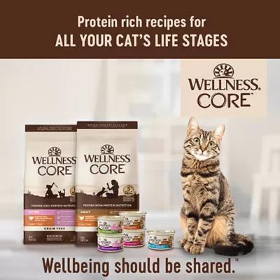 Product Wellness® Signature Selects Adult Cat Wet Food - Grain Free, Shredded, 2.8 Oz