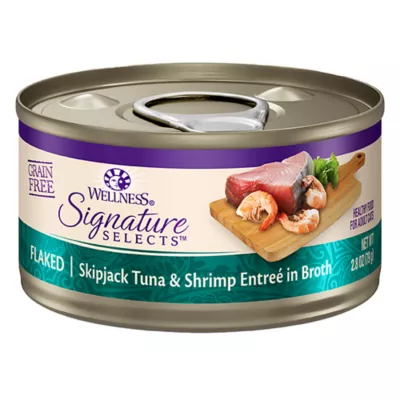 Product Wellness® Signature Selects Adult Cat Wet Food - Grain Free, Flaked, 2.8 Oz